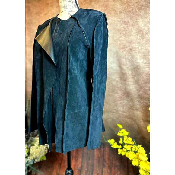 Isabel Marant Adixia Jacket 100% Calf Leather RARE Black size 38 (S/M) - Picture 4 of 16